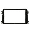 HQ Radioblende SEAT SKODA VW 2DIN schwarz Softtouch