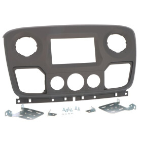 Radioblende RENAULT Master (FV), OPEL Movano (X62), NISSAN NV400 ab 2010 2DIN sw