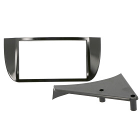 Radioblende FIAT Punto (199) Punto EVO ab Bj. 2009 2DIN black Installer KIT