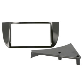 Radioblende FIAT Punto (199) Punto EVO ab Bj. 2009 2DIN black Installer KIT
