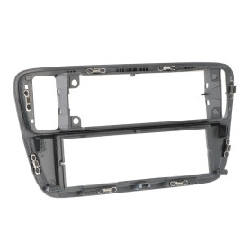 Radioblende SEAT Mii, SKODA City Go, VW UP ab 2012 1DIN black Rand weiß
