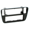 Radioblende SEAT Mii, SKODA City Go, VW UP ab 2012 1DIN black Rand weiß