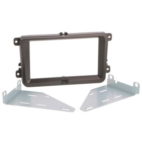 Radioblende SEAT SKODA VW 2DIN schwarz Profi Installer Kit