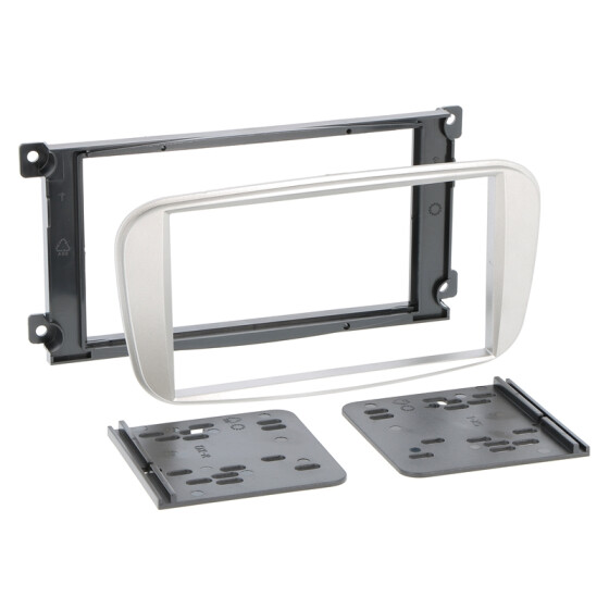 Radioblende FORD Focus, Mondeo, S-MAX, Galaxy, Transit Connect 2DIN silber