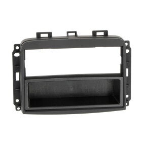 Radioblende FIAT 500 L ab 2018 2DIN mit Fach schwarz