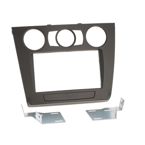 Radioblende BMW 1er (E81-82-87-88) Man.Klima 2DIN sw Installer Kit