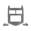 Radioblende CHEVROLET Aveo ab 2011- 2DIN grey metallic