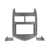 Radioblende CHEVROLET Aveo ab 2011- 2DIN grey metallic