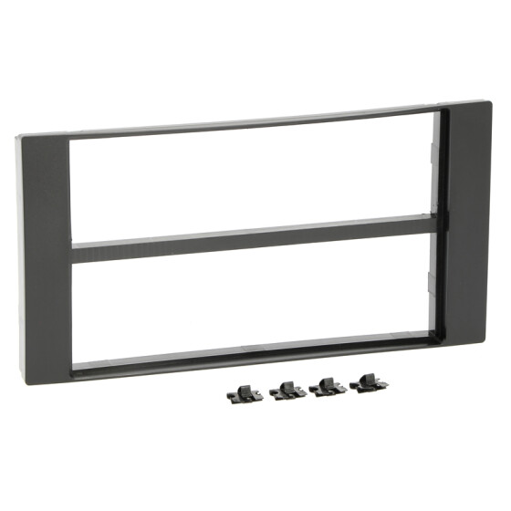 Radioblende FORD Focus, Mondeo, Fiesta, C+SMax, Transit ab 04 2DIN schwarz