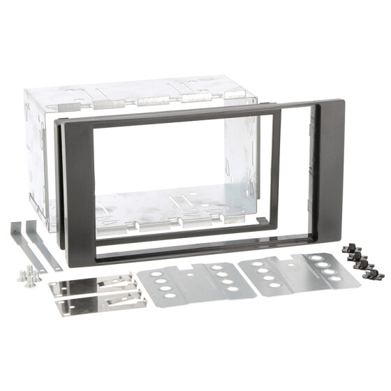 Radioblendenkit FORD Focus, Mondeo, Fiesta, C+SMax, Transit 2DIN schwarz 182x113