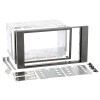 Radioblendenkit FORD Focus, Mondeo, Fiesta, C+SMax, Transit 2DIN schwarz 182x113