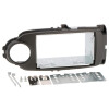 EINBAUKIT TOYOTA Yaris (XP13) Facelift ab 2017 2DIN schwarz + Metallrahmen