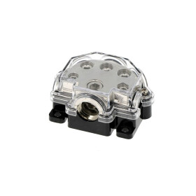 Stromverteilerblock  1 x 50qmm + 1 x 35qmm + 2 x 20qmm + 2 x 10qmm