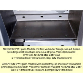 INBAY® Ablage VW Tiguan II 2016 - 2021 10W