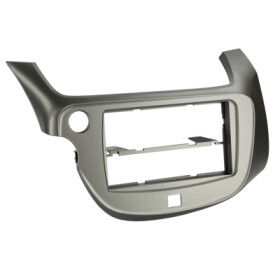 2-DIN Radioblende Honda Fit/Jazz 2009-2013 silber