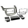 2-DIN Radioblende Honda Fit/Jazz 2009-2013 silber