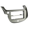 2-DIN Radioblende Honda Fit/Jazz 2009-2013 silber