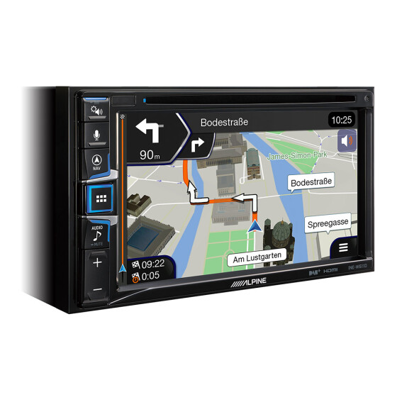Alpine INE-W611D - Navigationssystem mit DAB+, 16,5 cm (6,5 Zoll) Display, CD/DVD Wiedergabe, Apple CarPlay und Android Auto Unterstützung