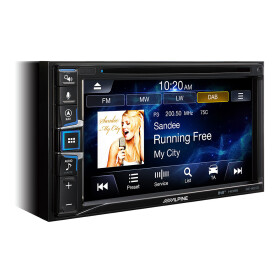 Alpine INE-W611D - Navigationssystem mit DAB+, 16,5 cm (6,5 Zoll) Display, CD/DVD Wiedergabe, Apple CarPlay und Android Auto Unterstützung