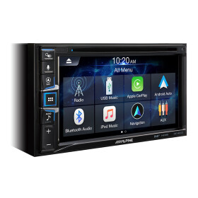 Alpine INE-W611D - Navigationssystem mit DAB+, 16,5 cm (6,5 Zoll) Display, CD/DVD Wiedergabe, Apple CarPlay und Android Auto Unterstützung