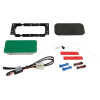 INBAY® Kit 3 Spulen 12V Kabel/Lichtleiter Kit 15W
