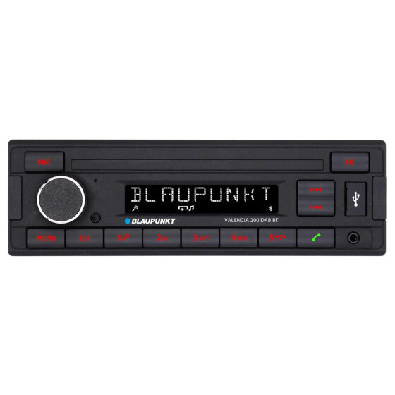 Blaupunkt Valencia 200 DAB BT - MP3-Autoradio mit DAB / Bluetooth / USB / AUX-IN