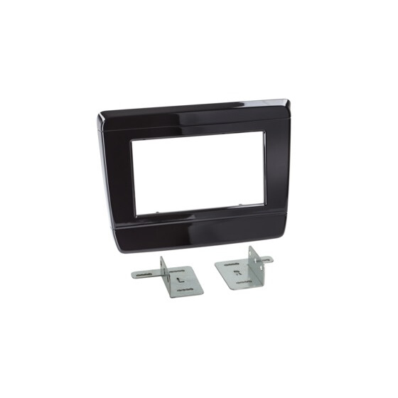 2-DIN Radioblende Isuzu D-Max 2020-2021 Klavierlack schwarz