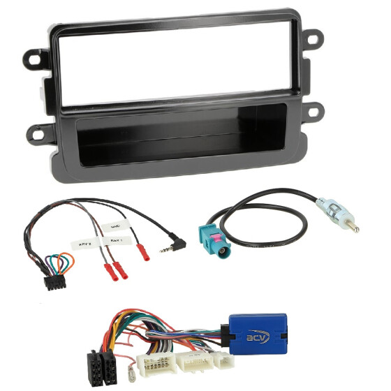 Autoradio- Einbausatz 1DIN Dacia Dokker Duster Lodgy Sandero ab 2012 mit LFB
