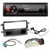 Pioneer Autoradio AUX USB DAB Bluetooth - Einbausatz 1DIN Dacia Dokker Duster Lodgy Sandero ab 2012