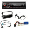 Pioneer Autoradio AUX USB DAB Bluetooth - Einbausatz 1DIN Dacia Dokker Duster Lodgy Sandero ab 2012 mit LFB