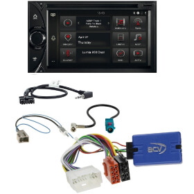 Einbausatz für Suzuki Vitara 2022 mit Radiovorbereitung + Lenkradfernbedienung ESX VNC630D Navigation