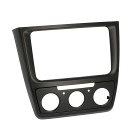 Radioblende SKODA Yeti ab 2009 2DIN black manuelle Klima