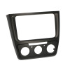 Radioblende SKODA Yeti ab 2009 2DIN black manuelle Klima