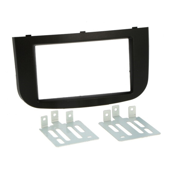 Radioblende MITSUBISHI Colt (Z30) FL ab 2008-12 2DIN black Installer Kit