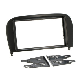 Radioblende MERCEDES SL (R230) ab 2001-11 2DIN black...