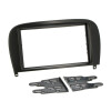 Radioblende MERCEDES SL (R230) ab 2001-11 2DIN black Installer Kit