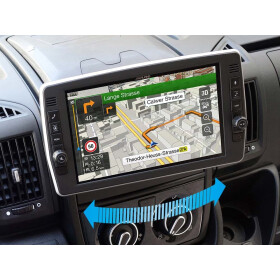 Alpine X903D-DU2 - 9-Zoll-Navigationssystem mit schwenkbaren Bildschirm für Fiat Ducato III, Citroën Jumper II und Peugeot Boxer II mit TomTom Karten und Apple CarPlay / Android Auto