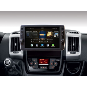 Alpine X903D-DU2 - 9-Zoll-Navigationssystem mit schwenkbaren Bildschirm für Fiat Ducato III, Citroën Jumper II und Peugeot Boxer II mit TomTom Karten und Apple CarPlay / Android Auto