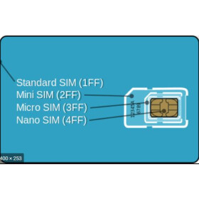 Nano SIM (4FF) Karte passend für DO-015 (GPS- Fahrzeugortung)