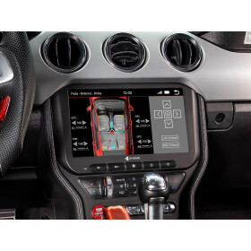 Dynavin 10,1 Zoll (25,65cm) Navigationsgerät für Mustang VI mit 8-Zoll Monitor