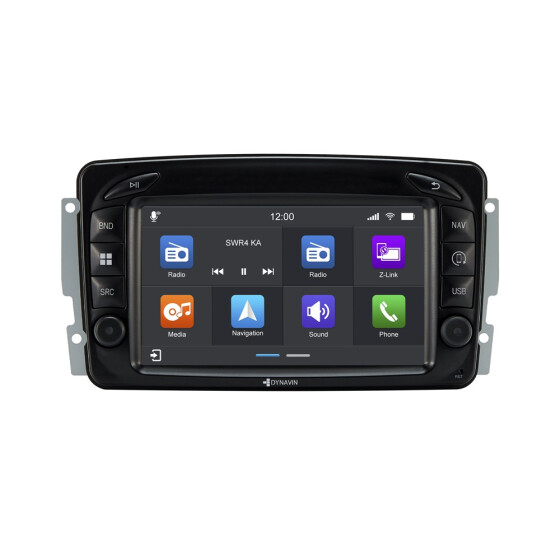 Dynavin Navisystem 7 Zoll (17,78cm) für Mercedes CLK-Klasse (W209) 04/2004-2006, Mercedes Vito (W639) 04/2004 - 2006 Viano (W639) 04/2004-2006, Mercedes C-Klasse (W203) 03/2000-03/2004