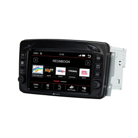Dynavin Navisystem 7 Zoll (17,78cm) für Mercedes CLK-Klasse (W209) 04/2004-2006, Mercedes Vito (W639) 04/2004 - 2006 Viano (W639) 04/2004-2006, Mercedes C-Klasse (W203) 03/2000-03/2004