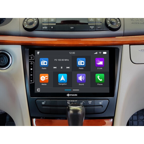 Dynavin Navisystem 9 Zoll (22,86cm) für Mercedes E-Klasse (W211) 03/2002-2009, Mercedes CLS (C219) 2004-2010