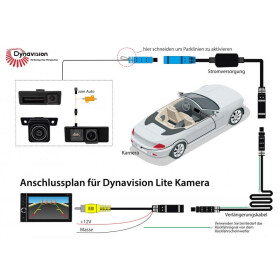 Griffleistenkamera CAMBH-AU002 Lite passend für Audi A3 8P / A4 B7 / A6 4F / Q7 4L / A5 MQB