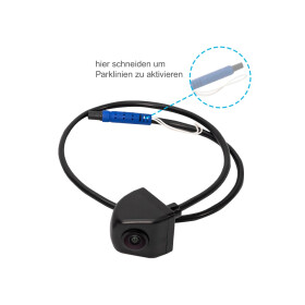Dynavision Auto Rückfahrkamera | Universal Kamera mit 170° horizontalem, 90° vertikalem Weitwinkel, verbesserte Nachtsicht Rückfahrkamera | 9mm Bohrung | Bildmodus AHD / NTSC