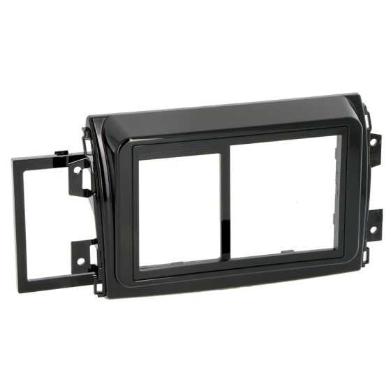 Radioblende FIAT Ducato ab 2021- 2DIN mit Frame piano black 103 x 178