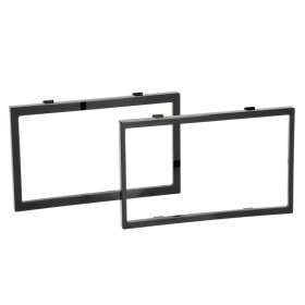 Radioblende FIAT Ducato ab 2021- 2DIN mit Frame piano black 103 x 178