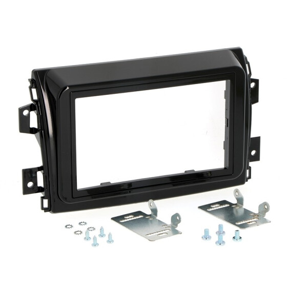 Radioblende FIAT Ducato ab 2021- 2DIN piano black Installer Kit 103 x 178