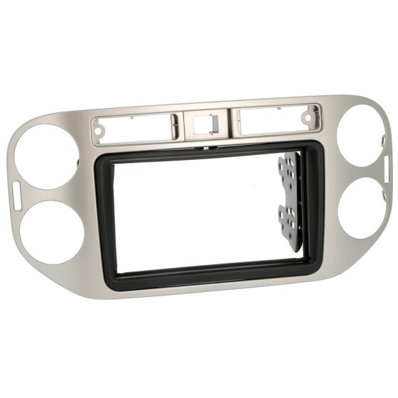 Radioblende VW Tiguan (5N) ab 2011-16 2DIN silber