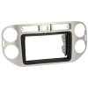 Radioblende VW Tiguan (5N) ab 2011-16 2DIN silber